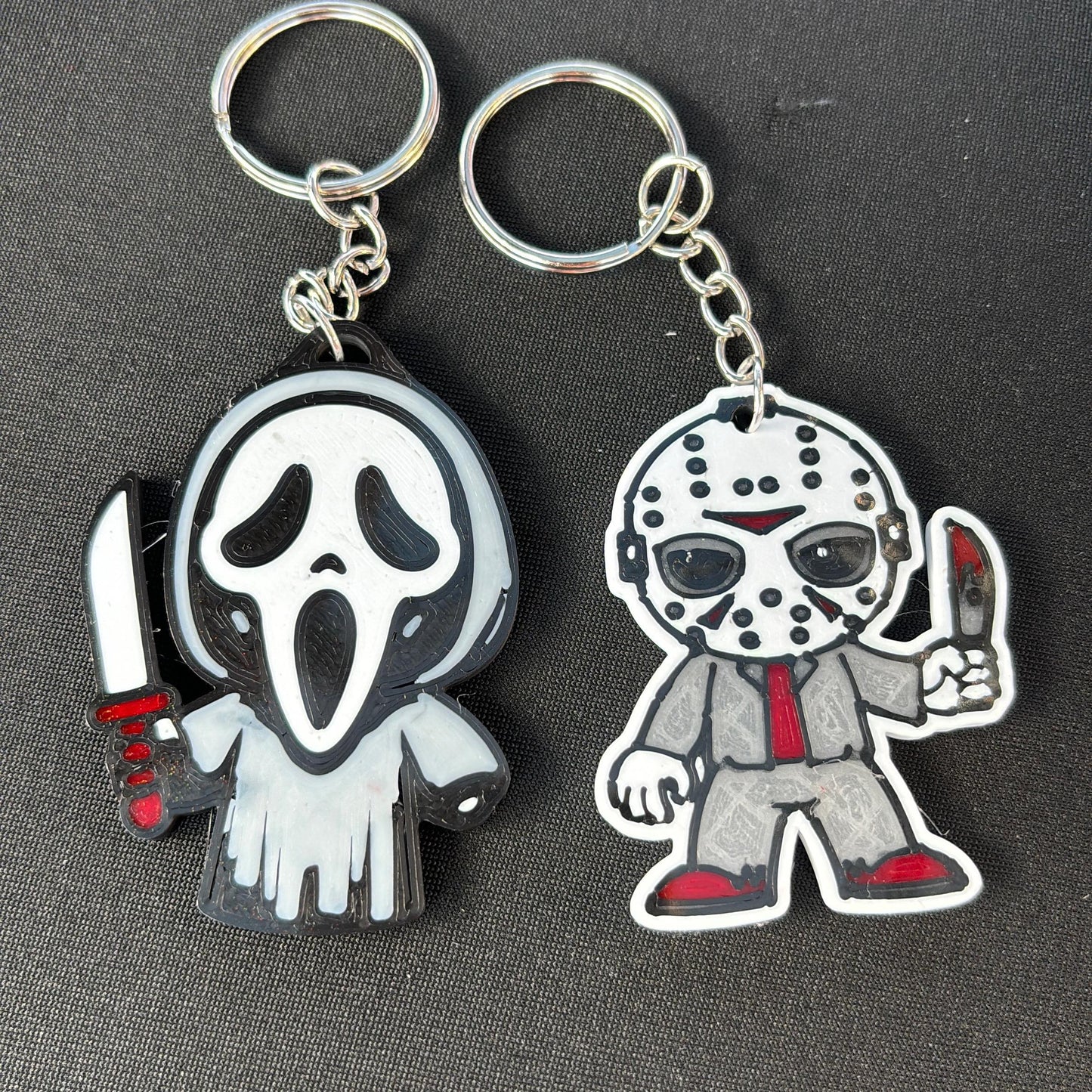 Horror 3D Printed Keychains