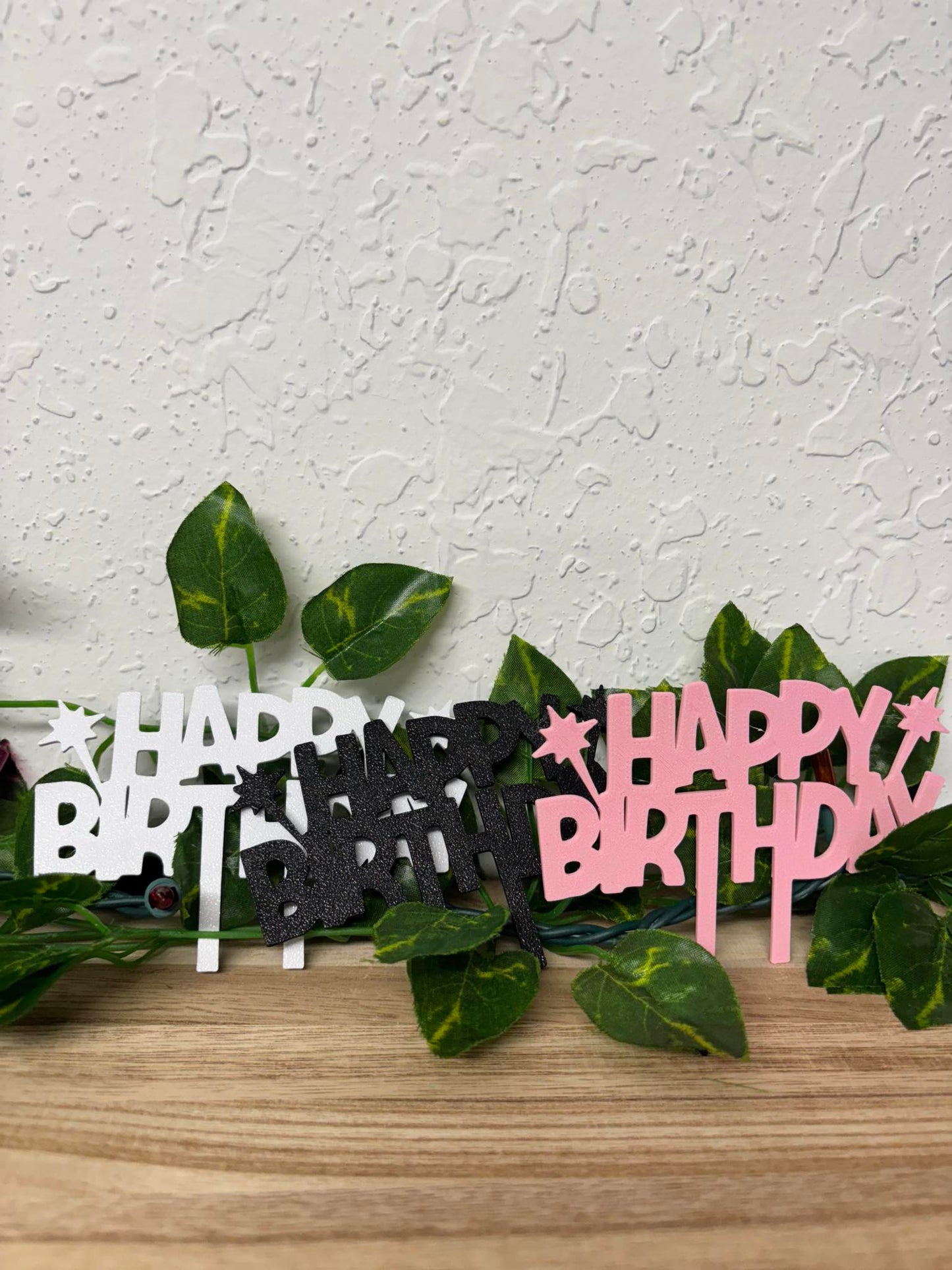 Happy Birthday Cake Topper