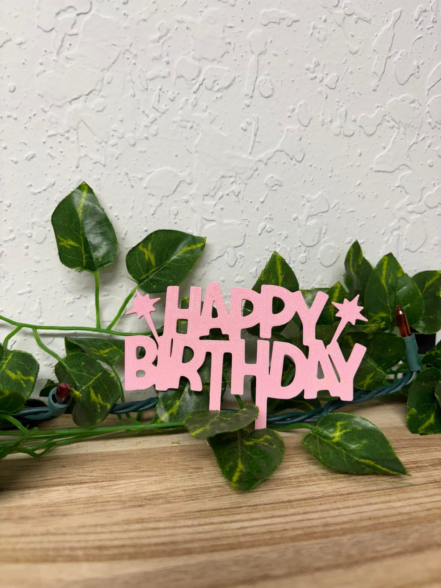 Happy Birthday Cake Topper