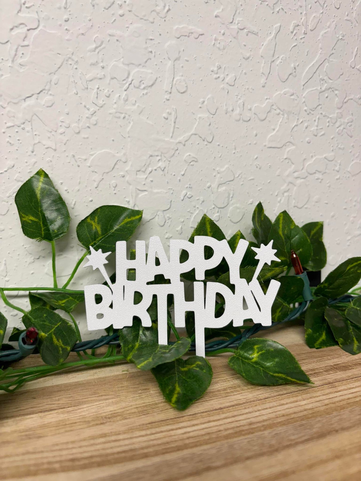 Happy Birthday Cake Topper