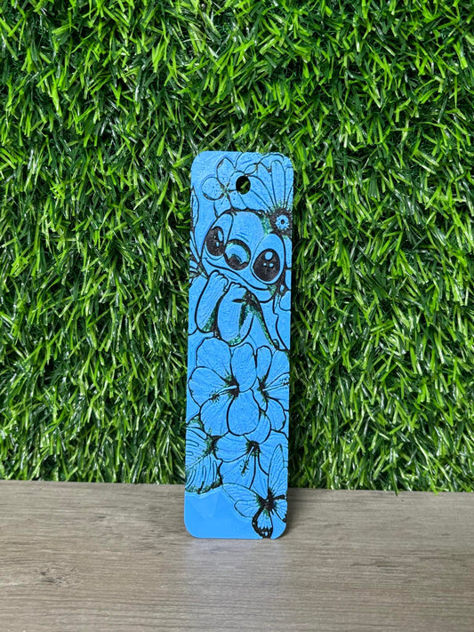 Blue Alien Bookmark