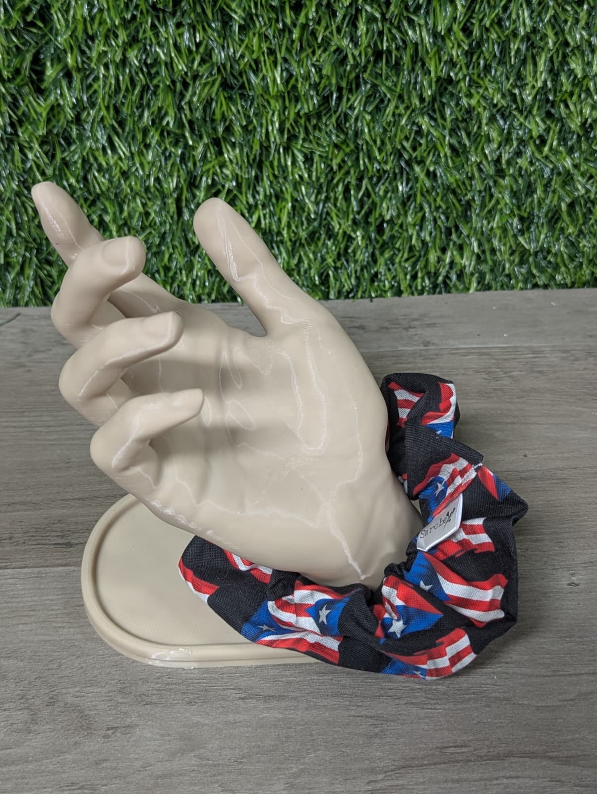 Puerto Rico Flag Scrunchie