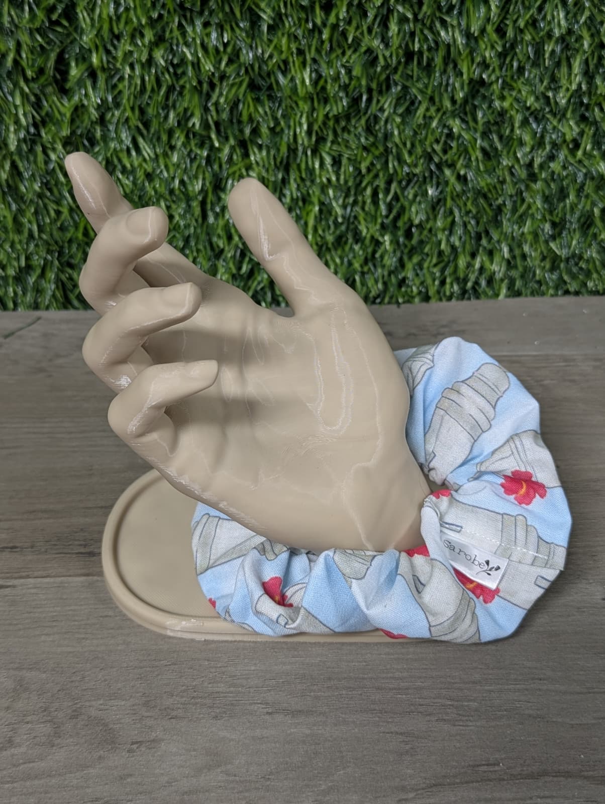 Garita con Amapola / Hibiscus Scrunchie