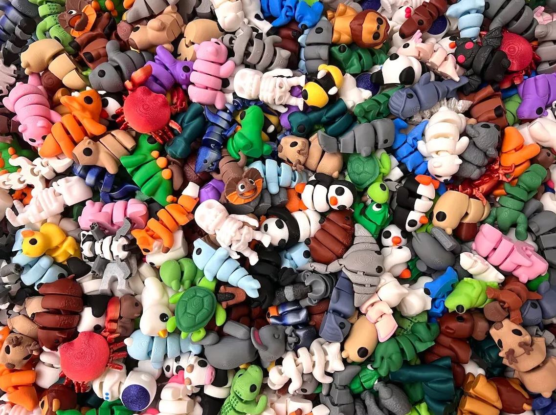 Random 3D Printed Fidget Assortment