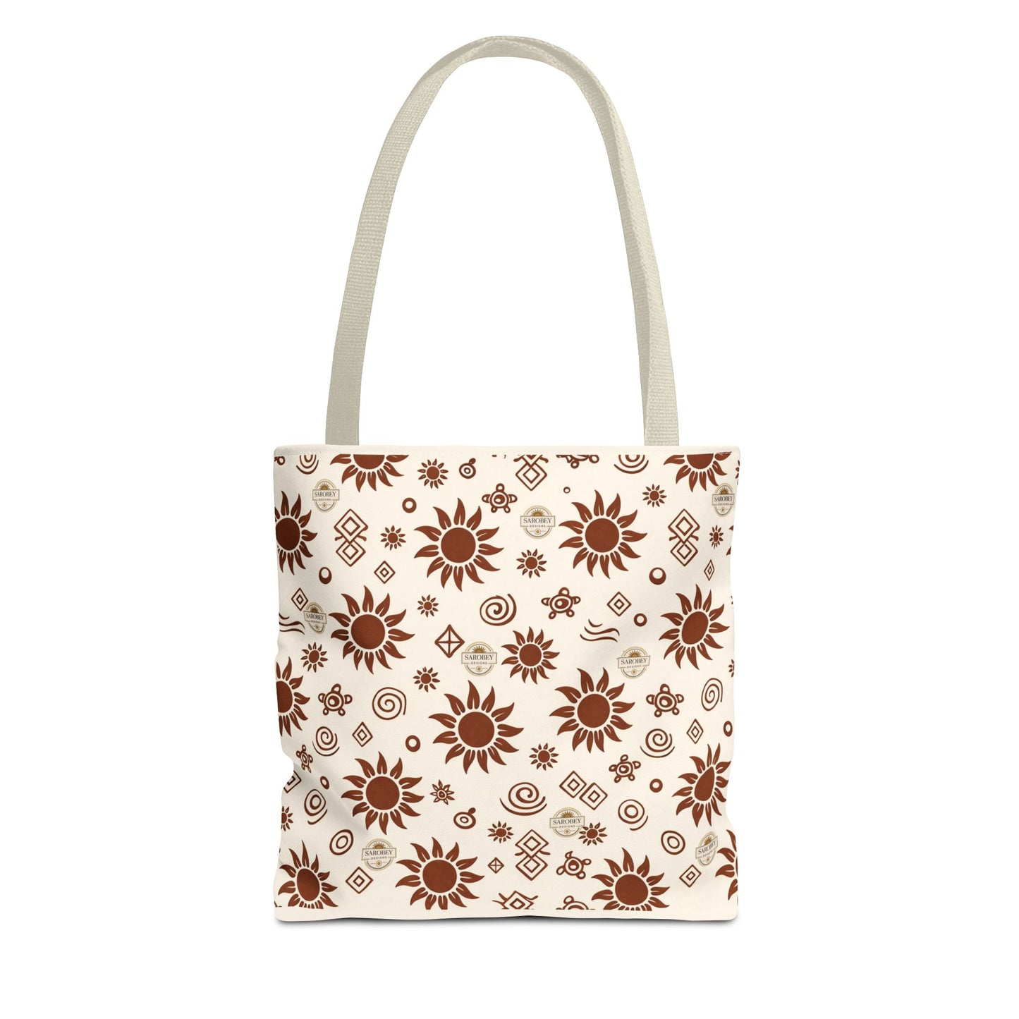 Sarobey Sun Tote Bag — Earthy Floral All-Over Print