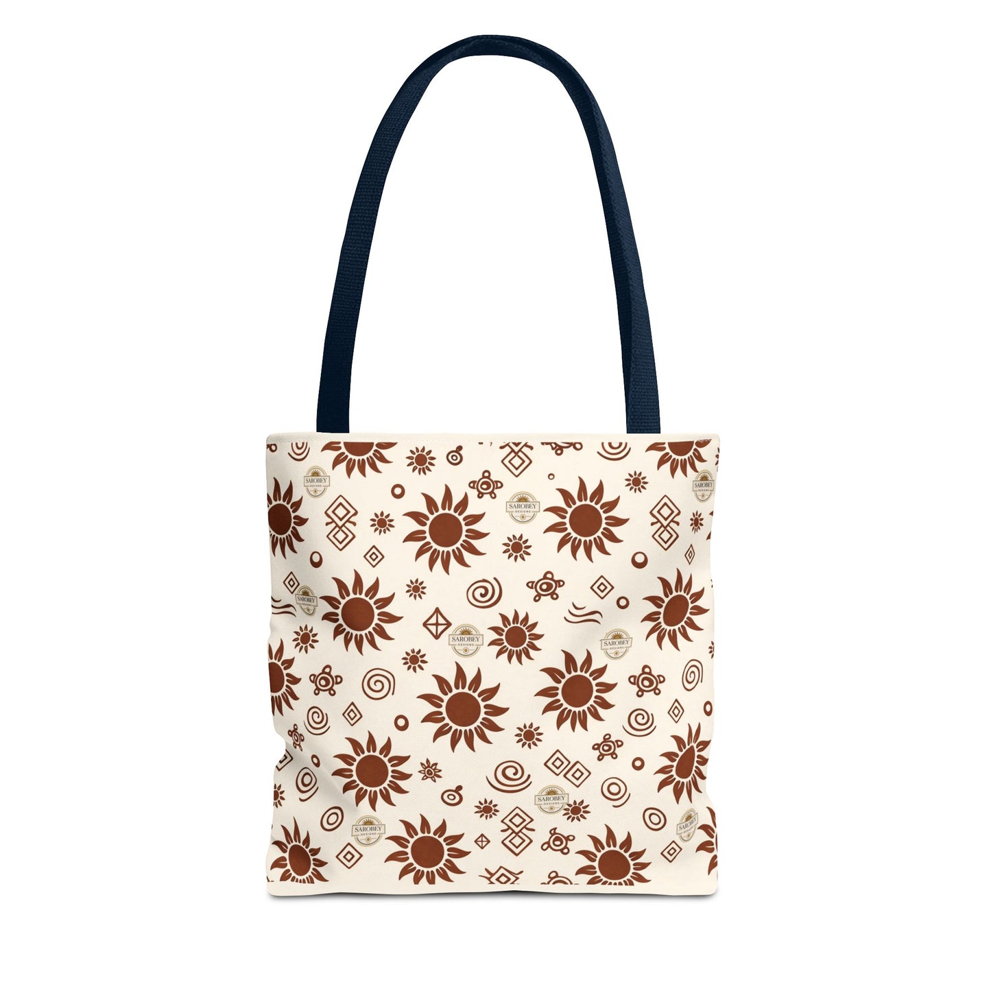 Sarobey Sun Tote Bag — Earthy Floral All-Over Print
