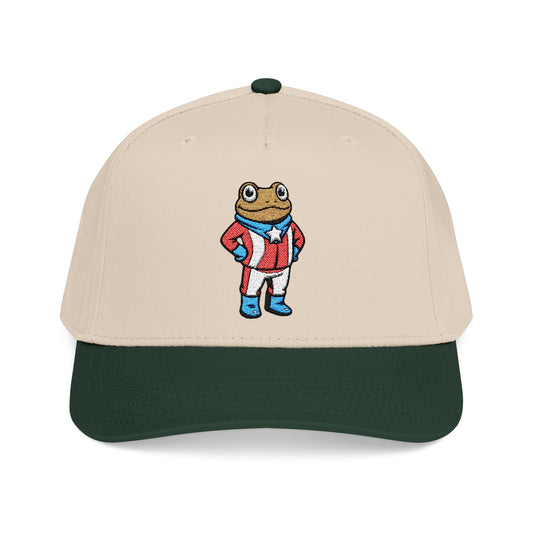 Puerto Rican Concho Embroidered Cap