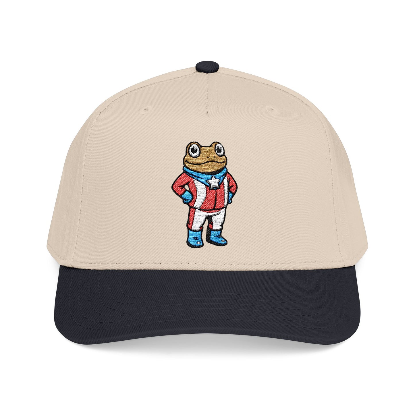 Puerto Rican Concho Embroidered Cap