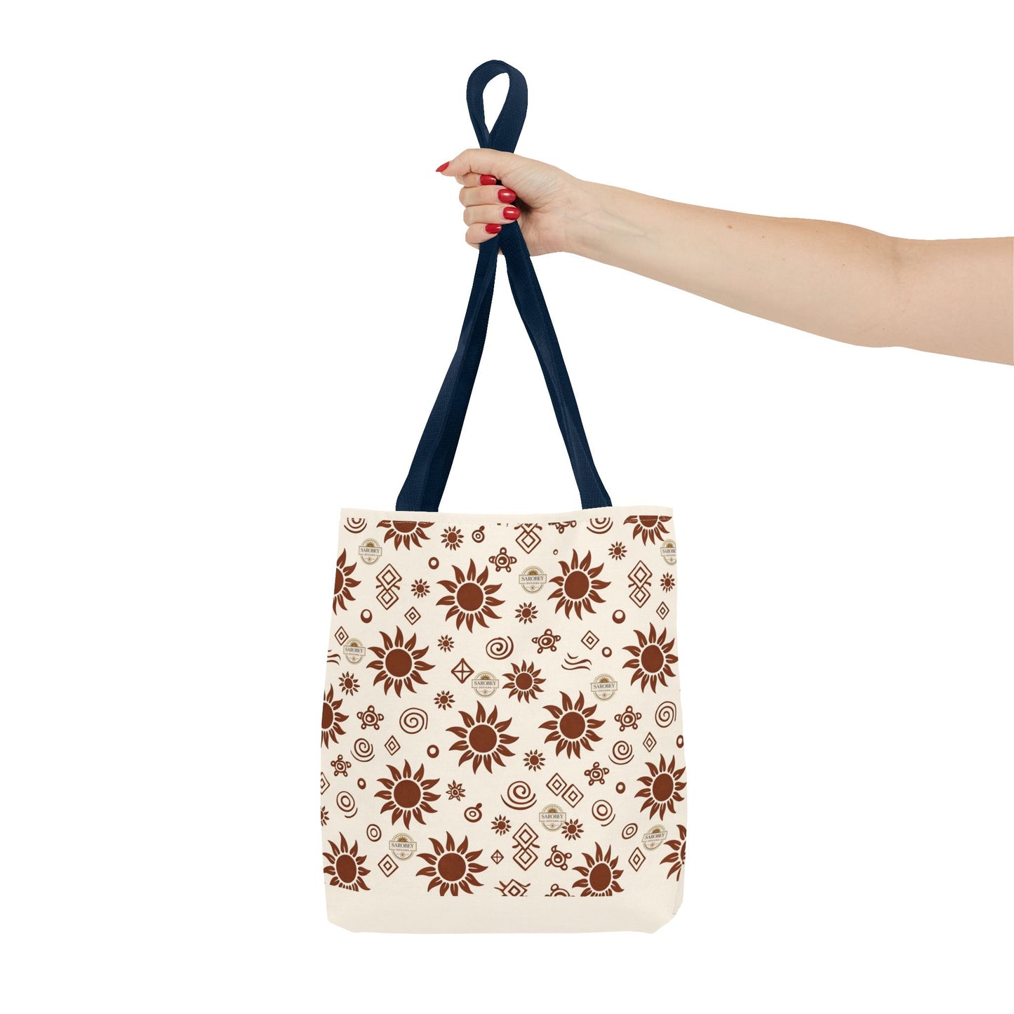 Sarobey Sun Tote Bag — Earthy Floral All-Over Print