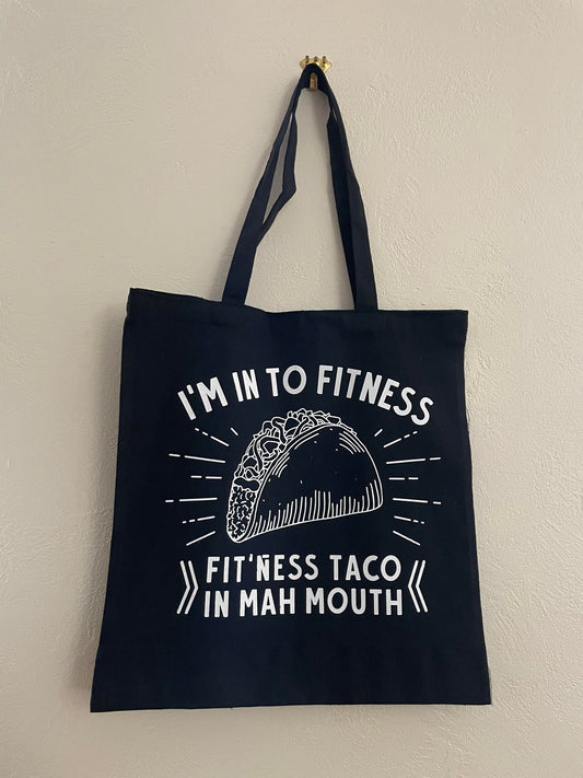 Fit'ness Taco Tote Bag