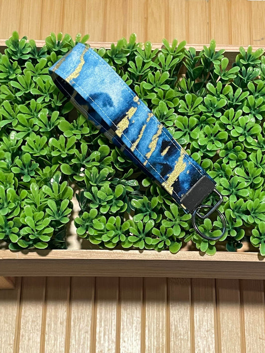 Marble Dark Blue and Gold