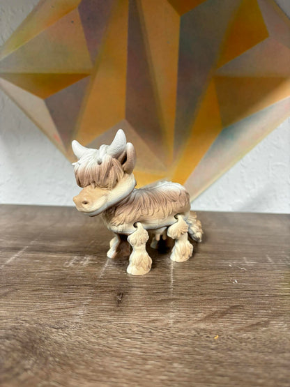 Highland Cow- 3D Printed Figurines