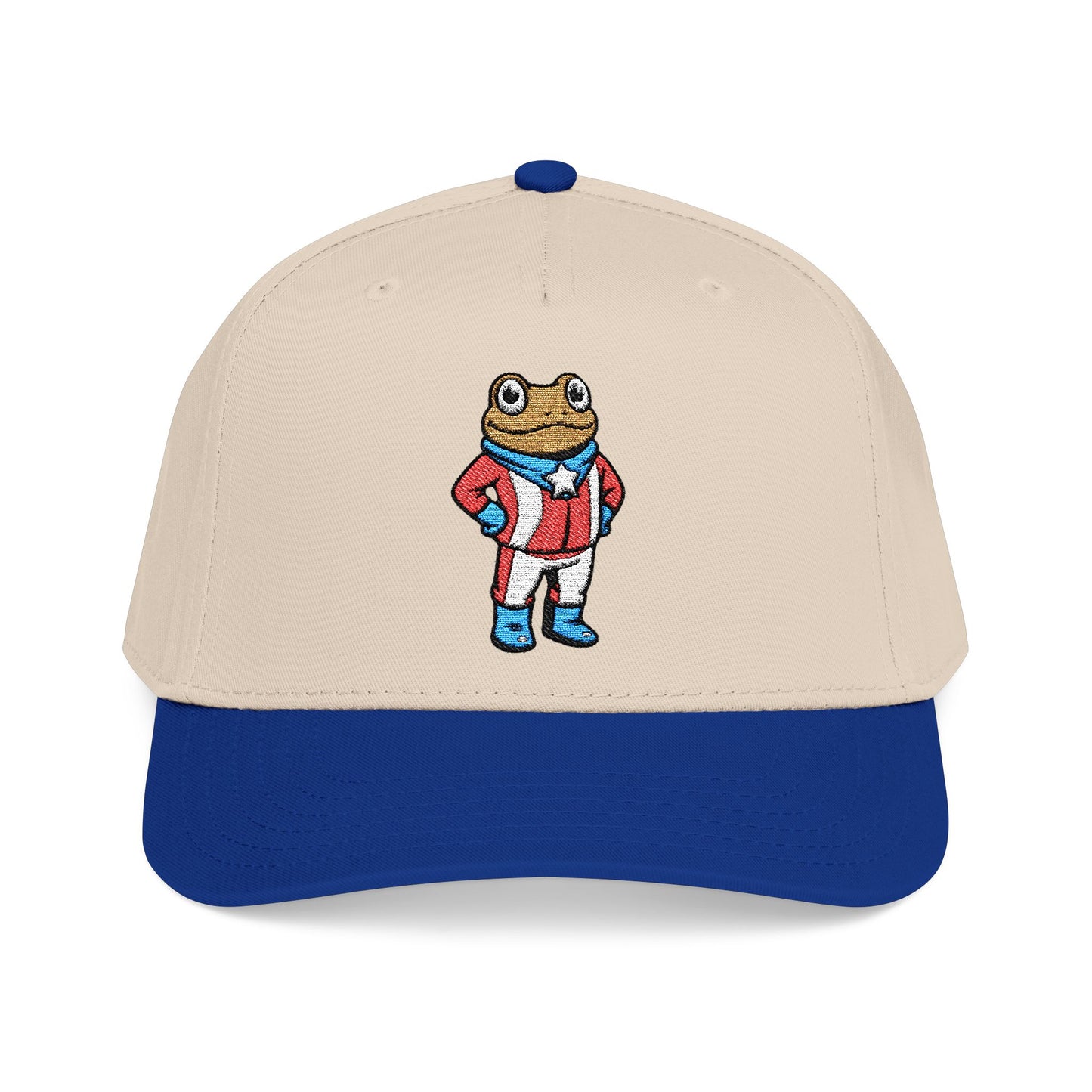 Puerto Rican Concho Embroidered Cap