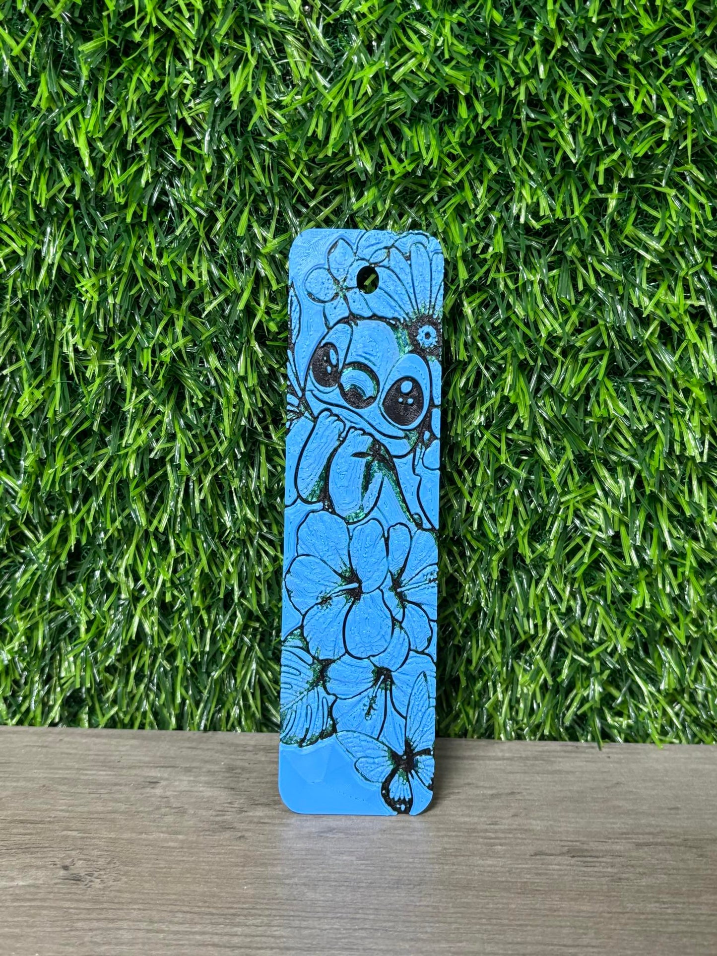 Blue Alien Bookmark