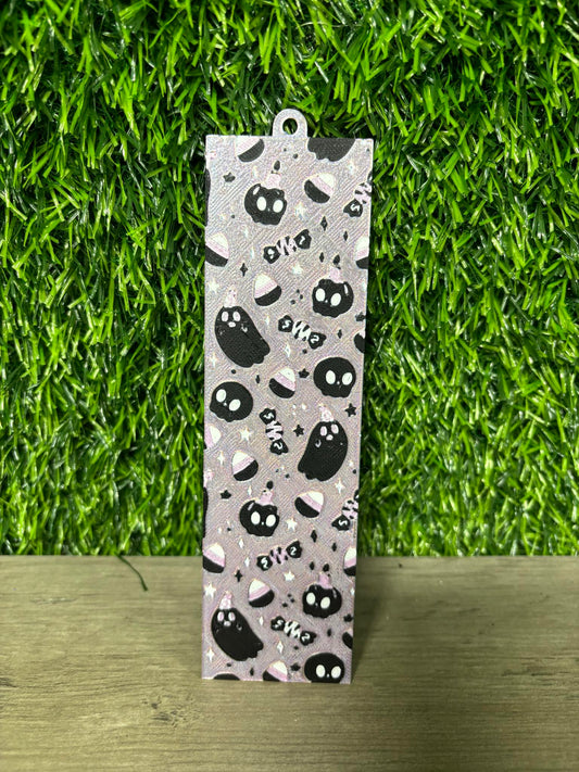Halloween Skull and Ghost Bookmark