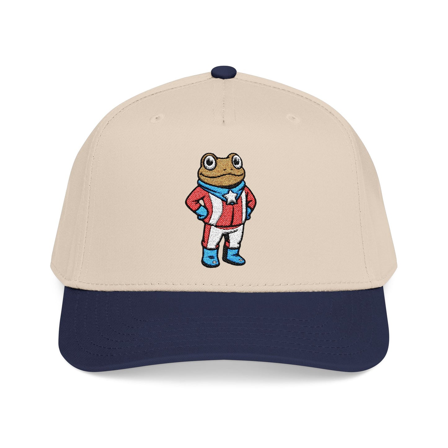 Puerto Rican Concho Embroidered Cap