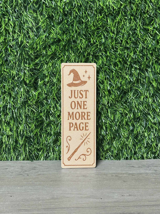 Just One More Page Bookmark