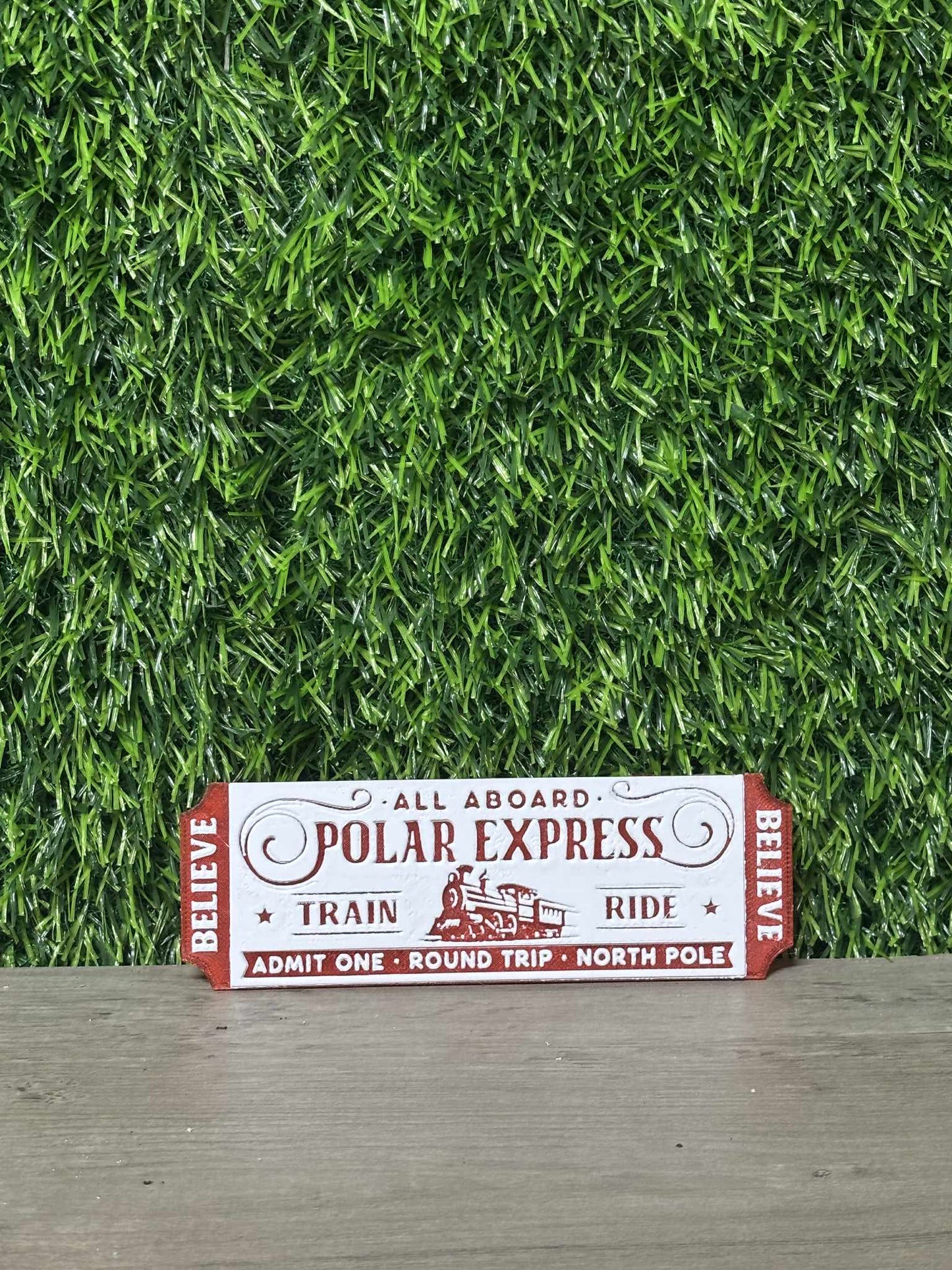 Polar Express Ticket Bookmark