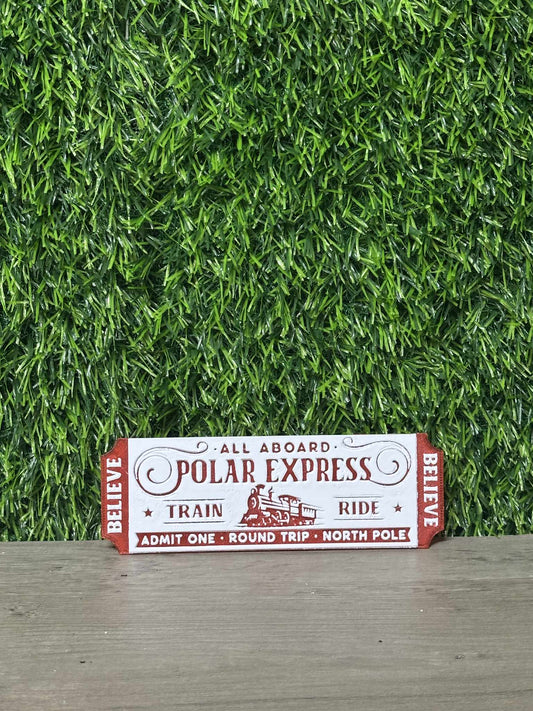 Polar Express Ticket Bookmark