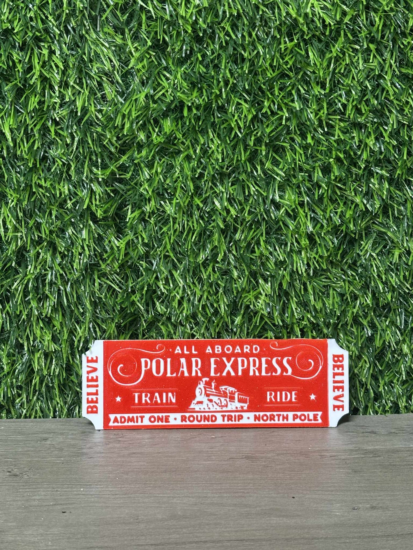 Polar Express Ticket Bookmark