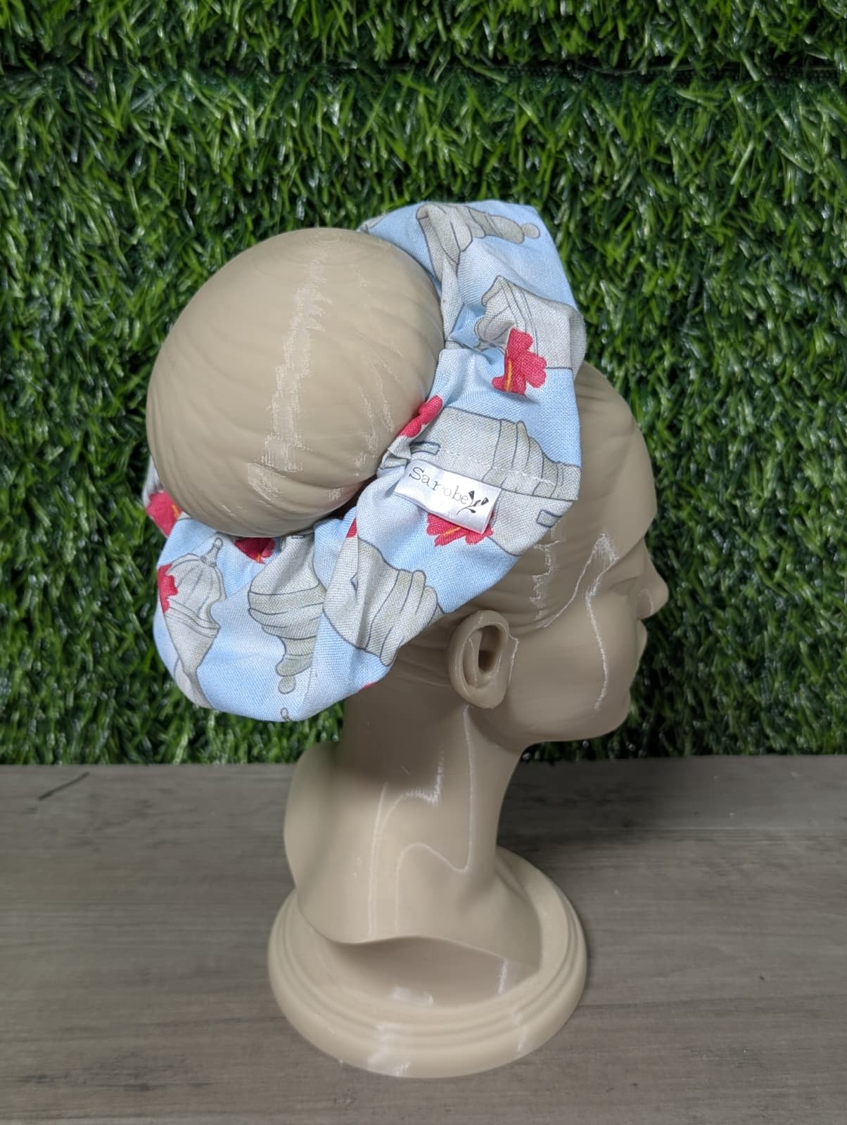 Garita con Amapola / Hibiscus Scrunchie